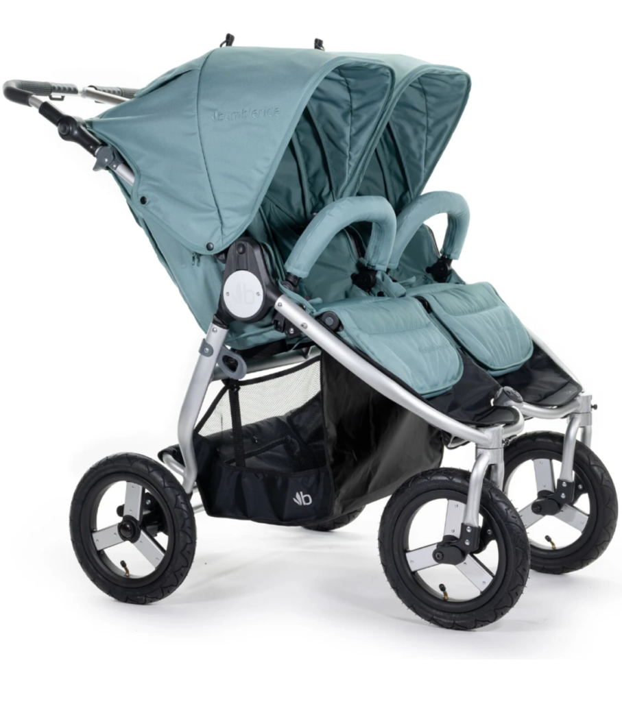 out and about double buggy basket