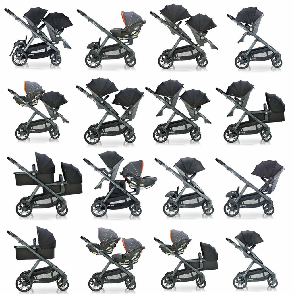Joovy Qool Stroller Review: perfect for triplets or twins and an older kid.