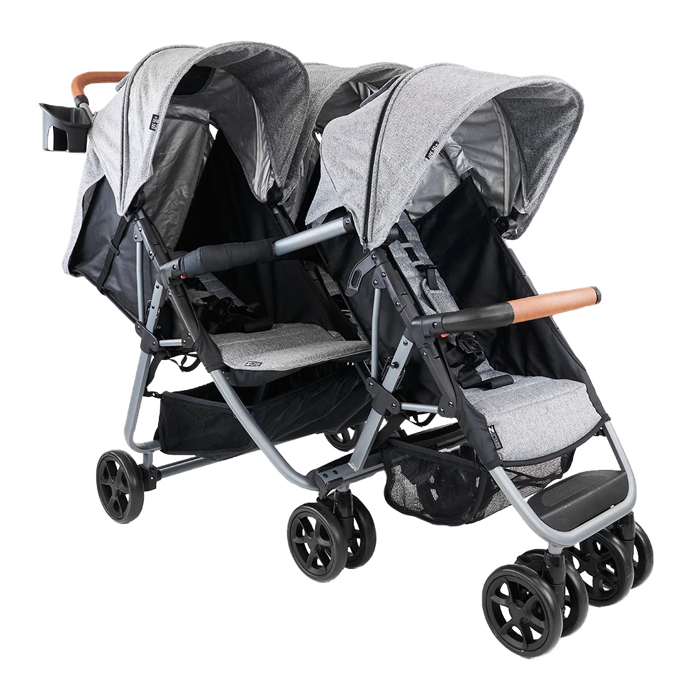 triple stroller side by side