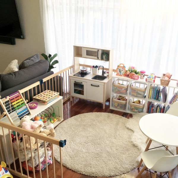 create a kids workspace: kids corner