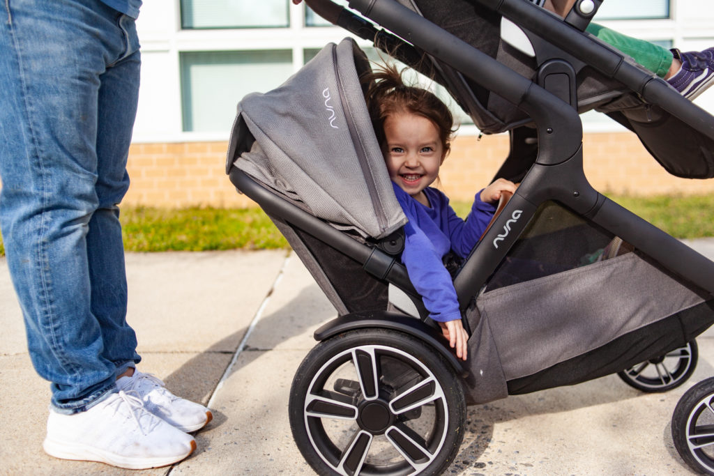 nuna demi grow stroller review: basket