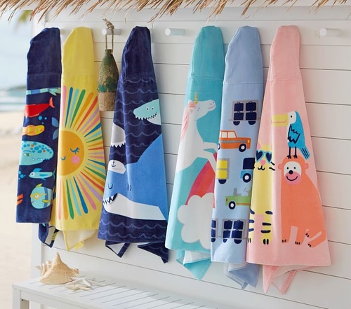 Pottery Barn Kids Hooded Beach Towels