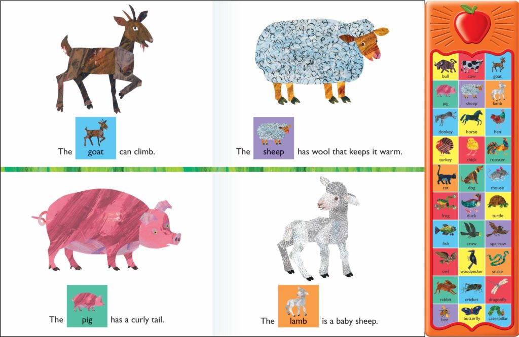 sensory books for toddlers -- animal noises