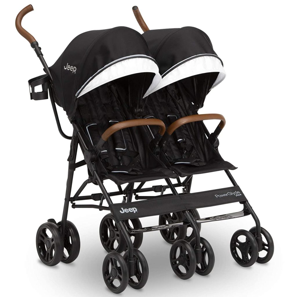 jeep powerglyde plus side by side stroller