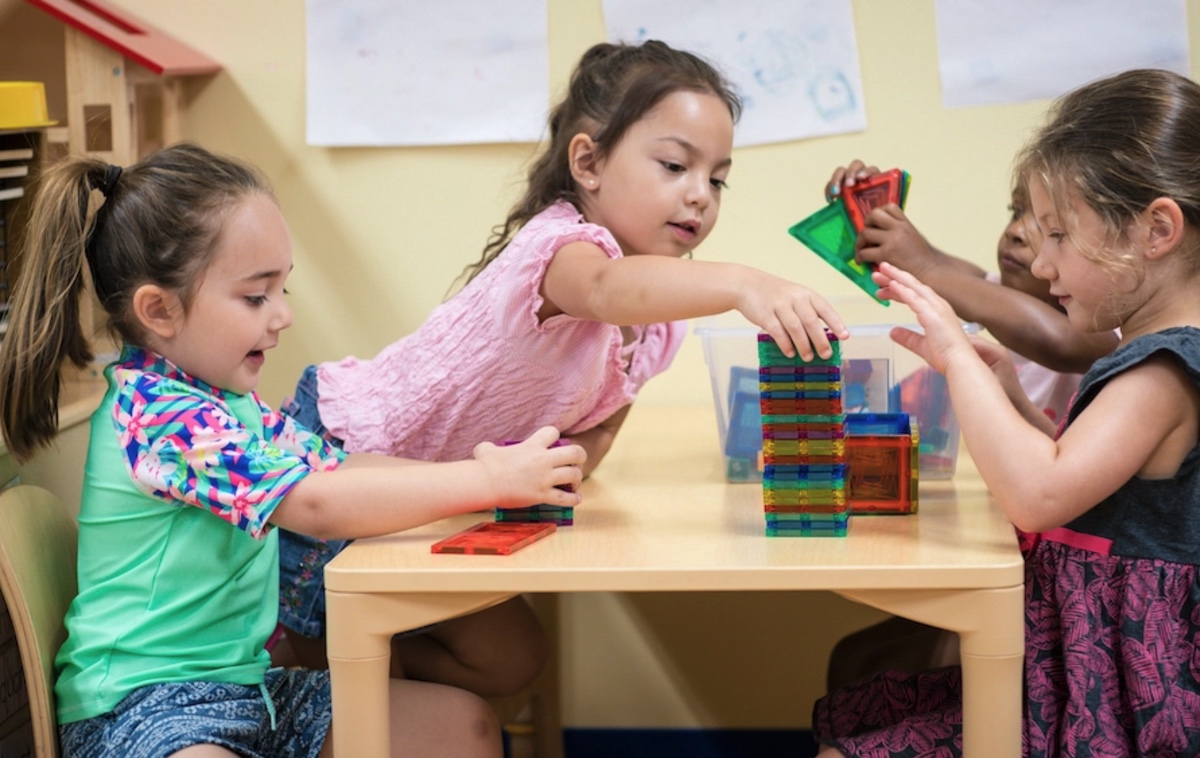 Preschoolers Playing