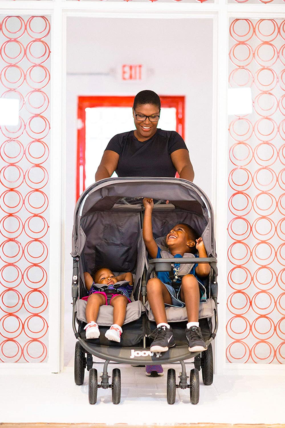 Joovy Scooter X2 Review lightweight double stroller with tons of storage.