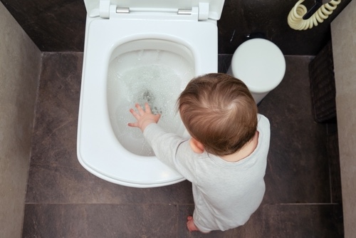 Childproofing a Water Hazard in Your Home - the Toilet!