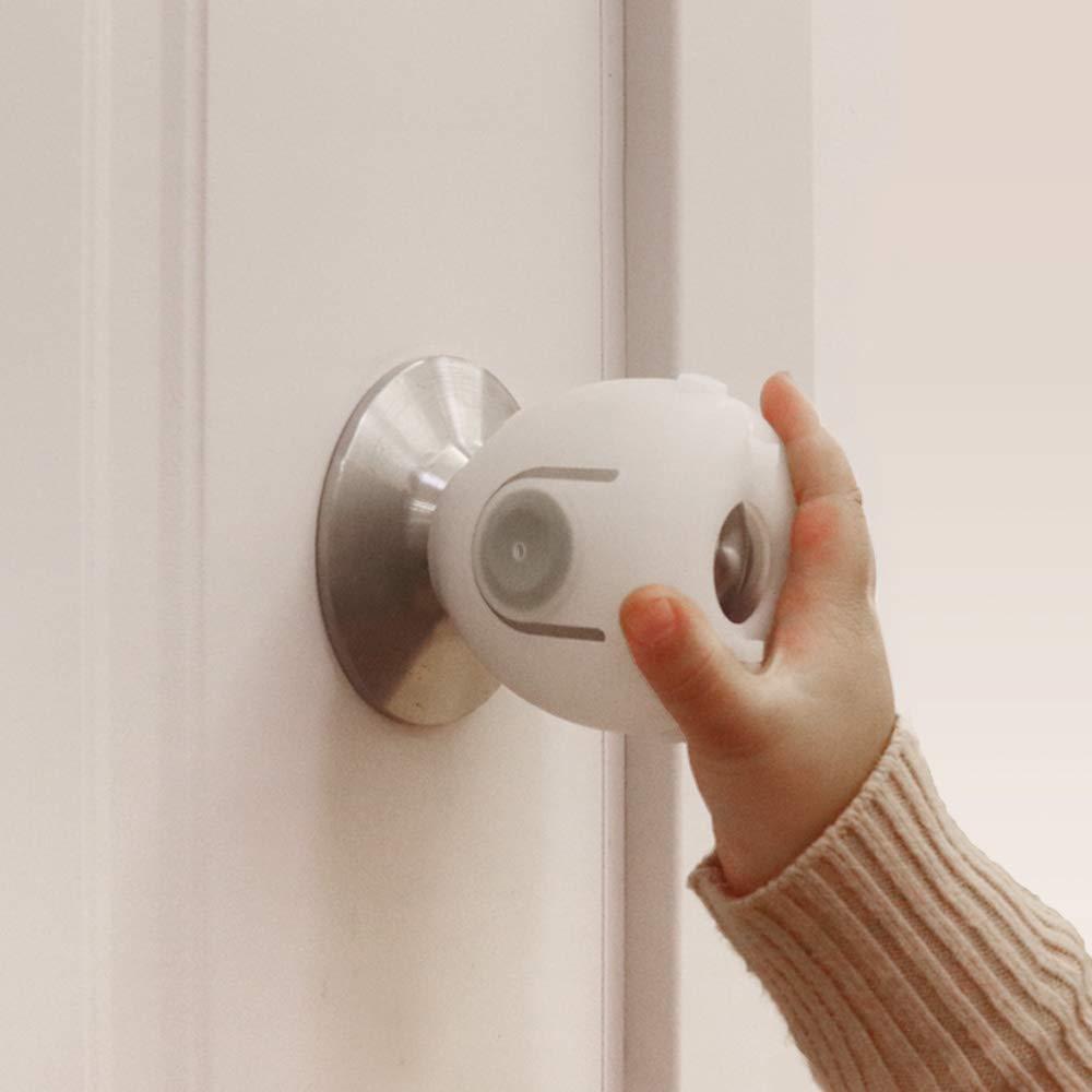 Child safety door handle lock Pet room door handle lock protection Baby  door handle lock Easy to install and use