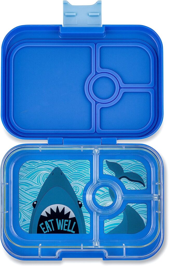 Bentgo Kids Durable & Leak Proof Shark Children's Lunch Box - Blue