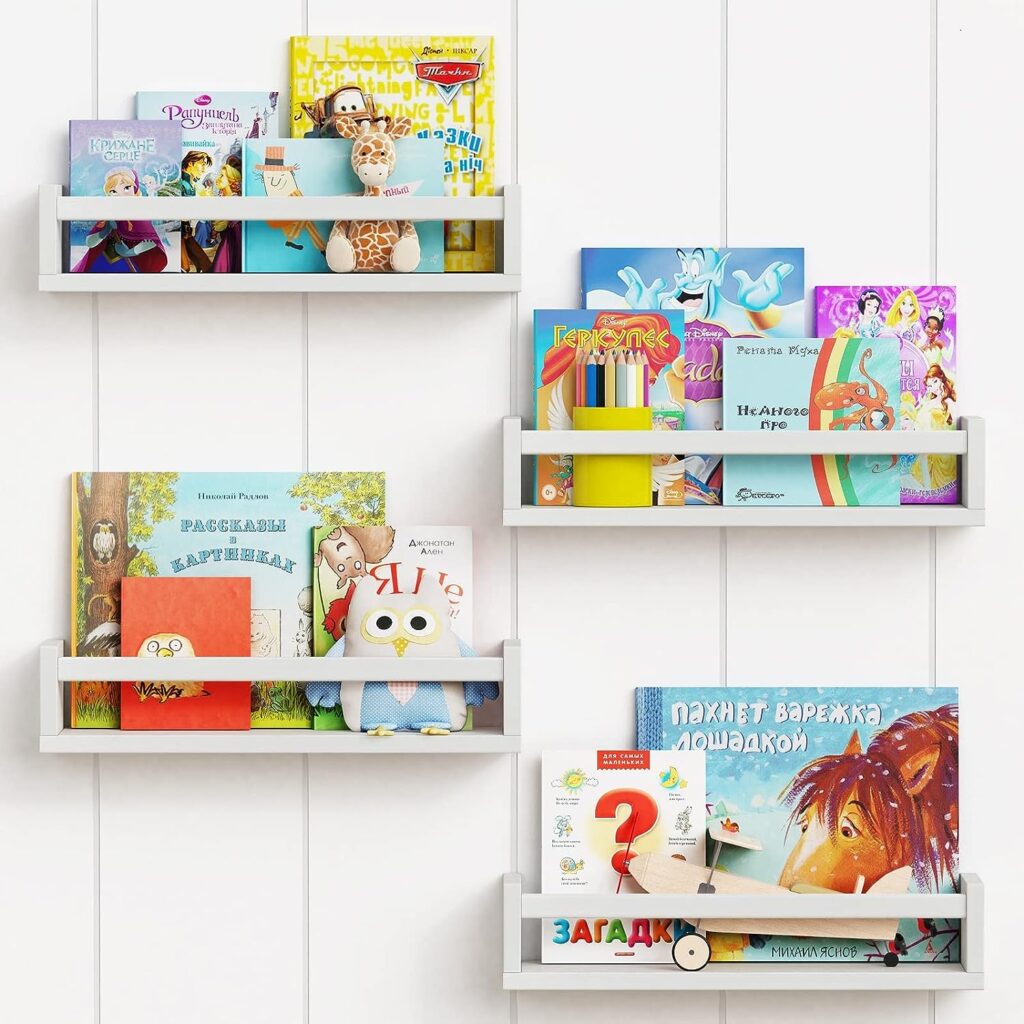 kids floating bookshelf